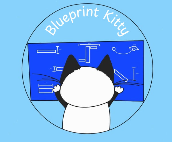 Blueprint Kitty